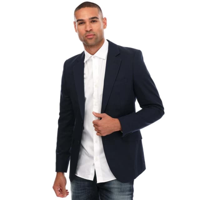 Ted Baker Shakerj Slim Fit Cotton Linen Jacket - Blue Blue S
