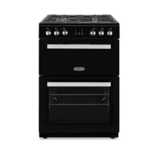 Montpellier MMRDF60FK 60cm Dual Fuel Mini Range Cooker in Black