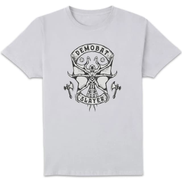 Stranger Things Demobat Slayer Unisex T-Shirt - White - S