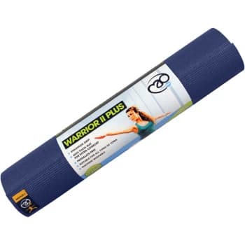 Yoga-Mad Warrior II Plus Mat 6mm - Dark Blue