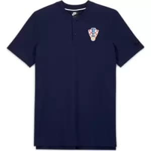 Nike Croatia Polo Shirt Mens - Black