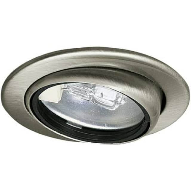 Paulmann Paulmann 98474 Micro Line Recess-mount bracket LED (monochrome), HV halogen G4 20 W Iron (brushed) 98474