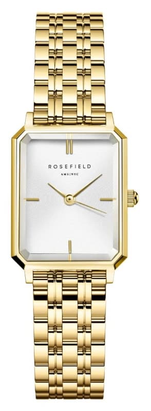 Rosefield OWGSG-O60 Octagon XS (19.5mm) White Dial / Gold- Watch