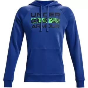 Under Armour Fleece Sign Hoodie Mens - Blue