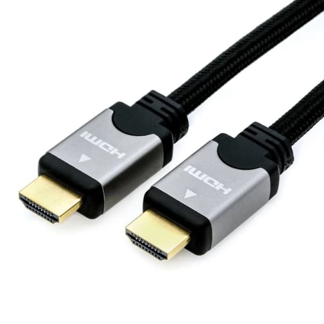 ROLINE 11.04.5854 HDMI cable 7.5 m HDMI Type A (Standard) Black. Silve