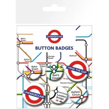 Transport For London - Underground Map Badges