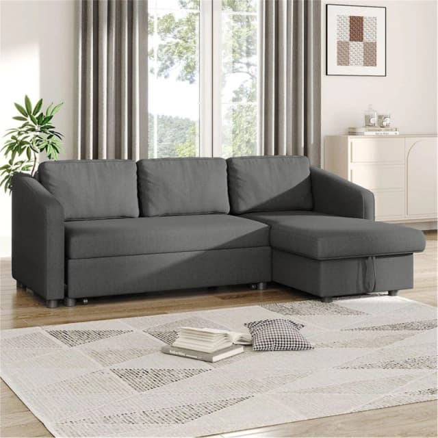 Kabinet UK Grey Corner Sofa Bed Grey unisex One size