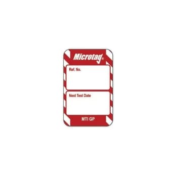 Microtag Red Inserts - Pack of 20 - Sitesafe