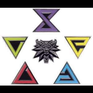 Witcher 3 Wild Hunt Pin Badges 6-Pack