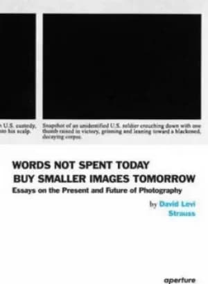 Words not spent today buy smaller images tomorrow by David Levi Strauss