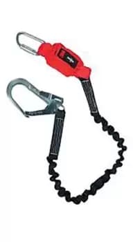 Protecta Single Leg Shock Absorb Web Lanyard 2.0M