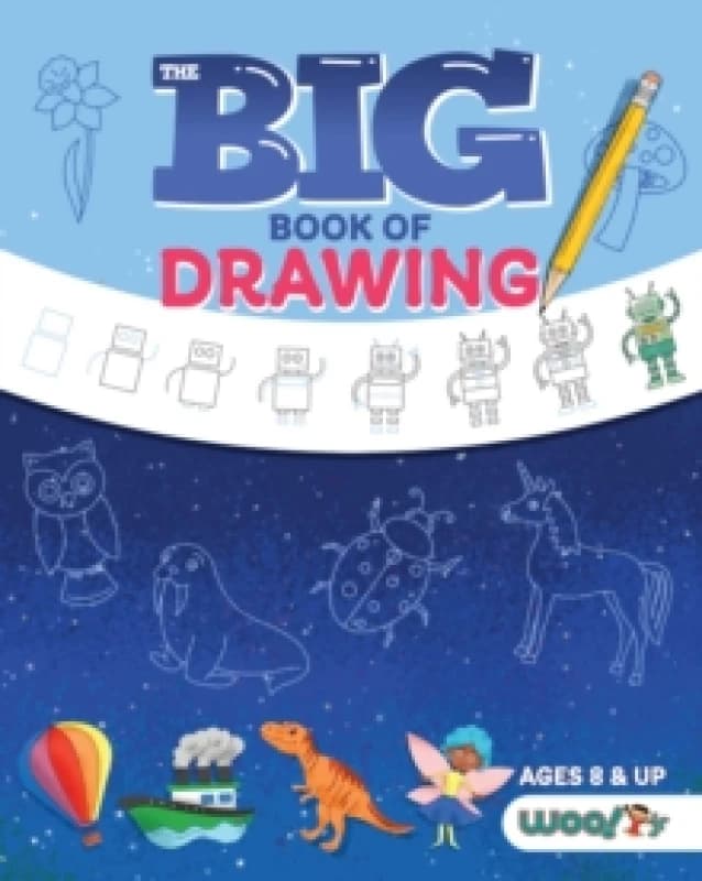 big book of drawing over 500 drawing challenges for kids and fun things to 9781642506723