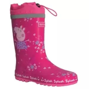 Regatta Peppa Pig Splash Welly - PinkFusTrop