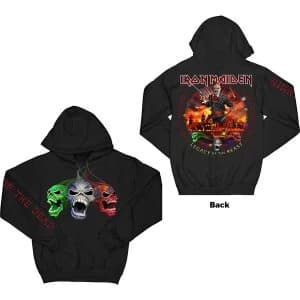 Iron Maiden - LOTB Live Album Unisex Large Hoodie - Black
