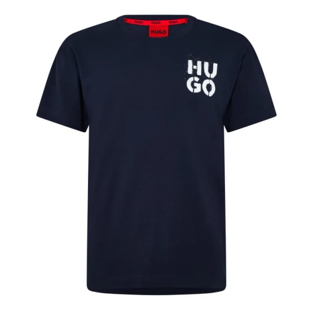 Hugo SprayLogo T-Shirt 10261152 01 - Blue Blue S