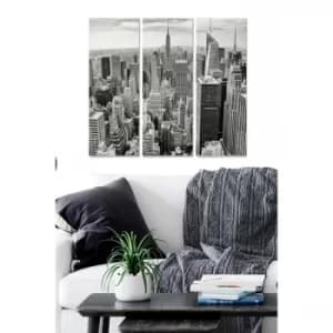 MDF336708 Multicolor Decorative MDF Painting (3 Pieces)