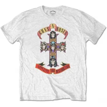 Guns N' Roses - Appetite for Destruction Kids 3 - 4 Years T-Shirt - White