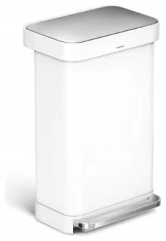 simplehuman 45 Litre Liner Pocket Kitchen Bin White
