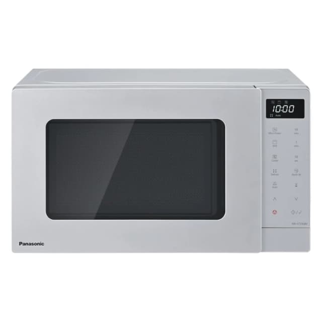 Panasonic GT NN-GT23QMBPQ 20 Litre 26cm High, Freestanding Small Microwave With Grill - Silver