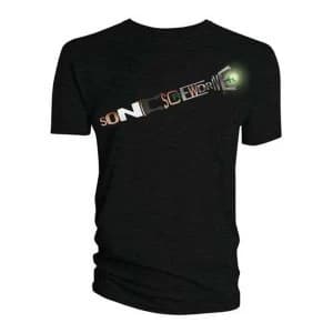 Doctor Who - Sonic Screwdriver Words Mens Large T-Shirt - Black