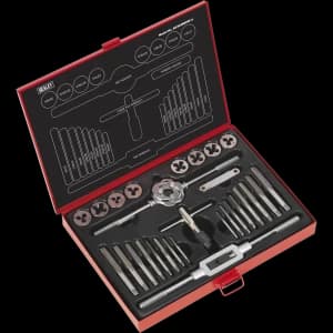 Sealey 28 Piece Tap and Die Set Imperial BSW