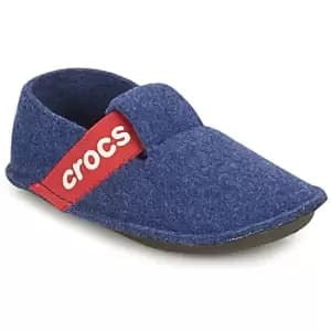 Crocs CLASSIC SLIPPER K boys's Childrens Slippers in Blue. Sizes available:11 kid,13 kid,1 kid,3 kid,8 toddler,4 toddler,7 toddler,9 toddler,10 kid,12