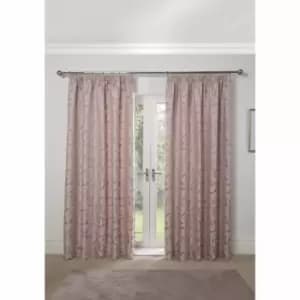 Emma Barclay Duchess Pencil Pleat Curtain 66 X 54 Blush