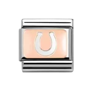 Nomination Classic Rose Gold Horseshoe Charm