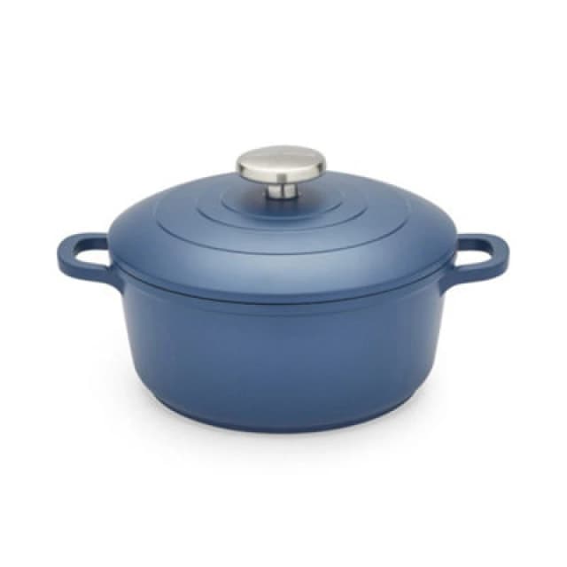 Morphy Richards 20cm Cast Aluminium Casserole Dish blue ONE SIZE
