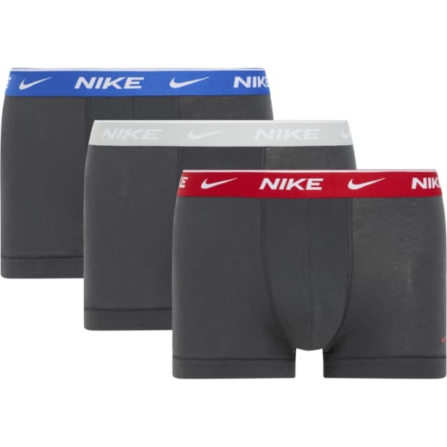 Nike 3 Pack Everyday Cotton Trunks Mens Trunks Medium Black 42277234390