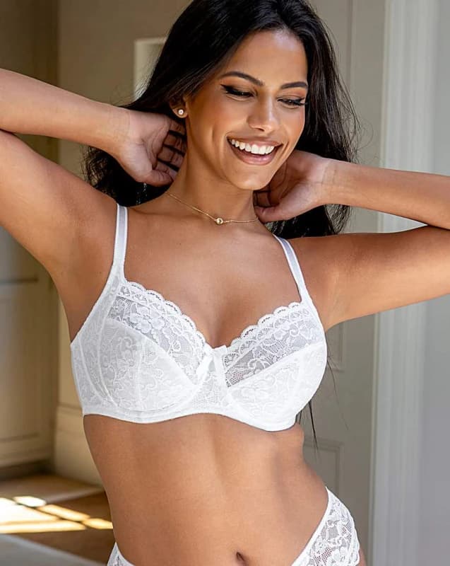 Pour Moi? Pour Moi Rebel Full Cup Bra White White Female 36J IY06529