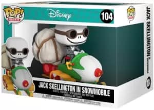 The Nightmare Before Christmas Jack Skellington in Snowmobile (POP Rides) Vinyl Figure 104 Funko Pop! multicolor