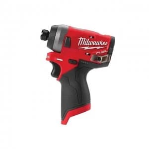 Milwaukee Power Tools M12 FID-0 FUEL Sub Compact 1/4in Impact Driver 12V Bare Unit