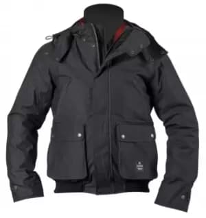 Helstons Walk Motorcycle Textile Jacket, black, Size L, black, Size L