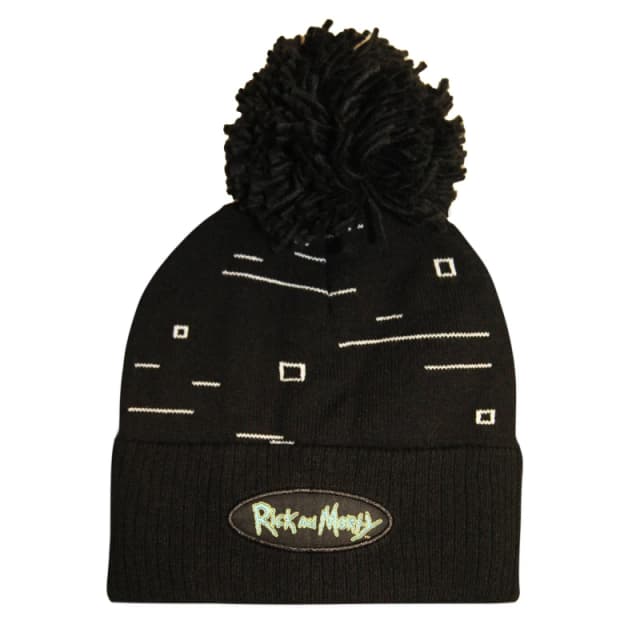 Rick & Morty Pixel Beanie Black unisex