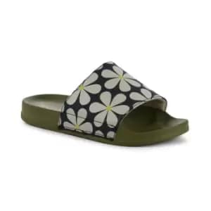 Regatta Orla Kiely Slide - DsyBlk/Seagr