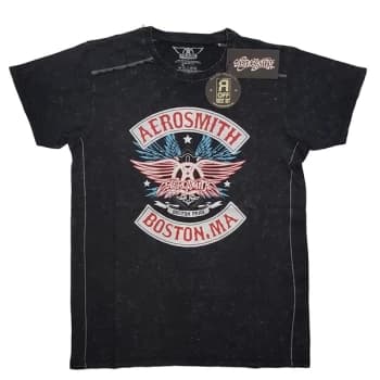 Aerosmith - Boston Pride Unisex Large T-Shirt - Black