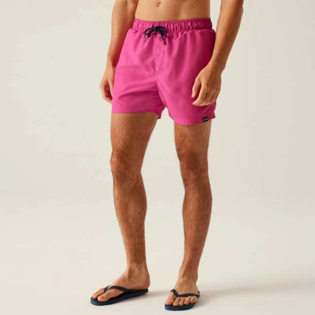 Regatta Regatta Men Mawson III' Swim Shorts in Pink Size: Small Pink S Male 5063516012627