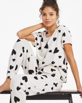 Boux Avenue Heart Print Jogger Set