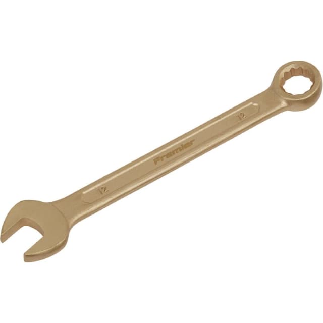 Loops 12mm Non-Sparking Combination Spanner - Open-End & 12-Point WallDrive Ring Multi