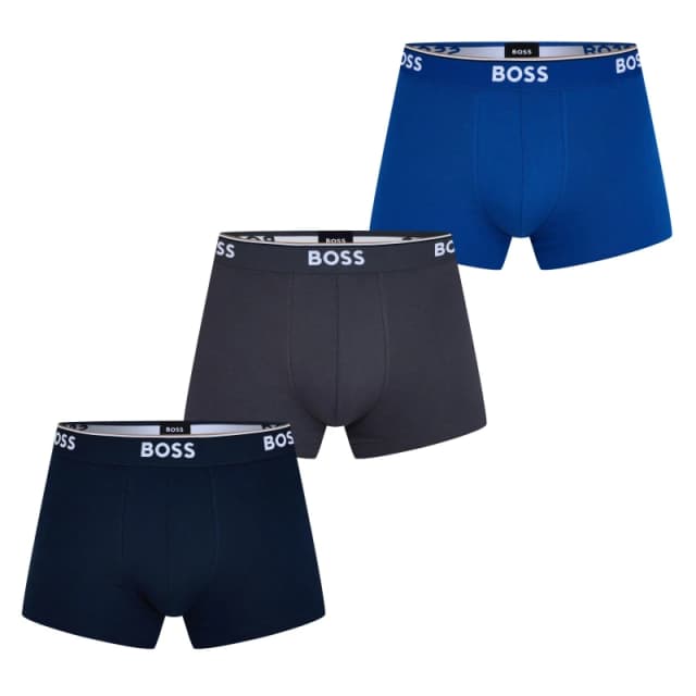 Boss 3 Pack Power Boxer Shorts Trunks Large Black 42212441430