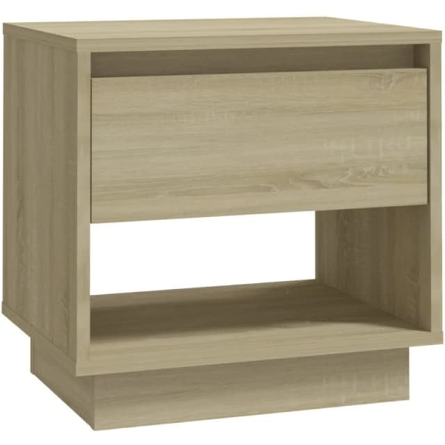 VIDAXL Bedside Cabinet Sonoma Oak 45x34x44cm Engineered Wood Vidaxl 8720286834534