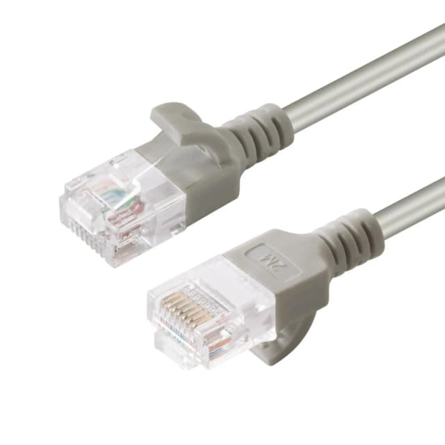 Microconnect V-UTP6A0015-SLIM networking cable Grey 0.15 m Cat6a U/UTP