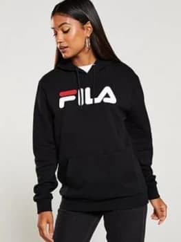 Fila Fiori Boyfriend Hoodie - Black