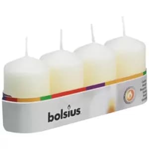 Bolsius Pillar Candle Ivory 60/40 Tray 4