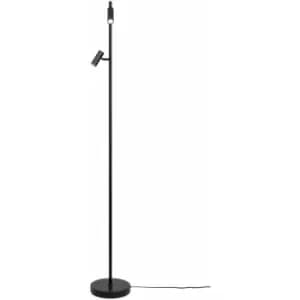 Nordlux Omari LED Dimmable Multi Arm Floor Lamp Black, 2700K