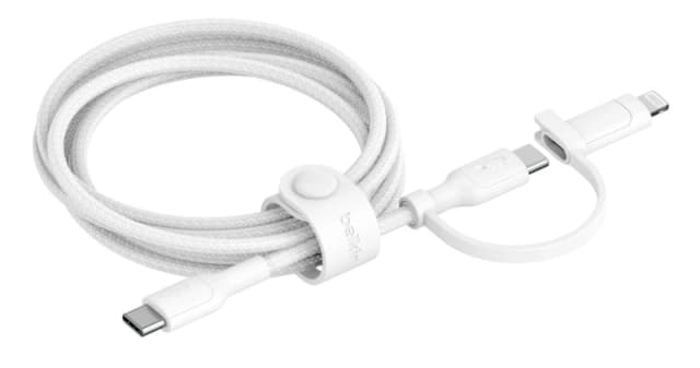 Belkin BoostCharge Pro USB cable USB 2.0 1.5 m USB C USB C/Lightning White CAC003HQ1.5MWH