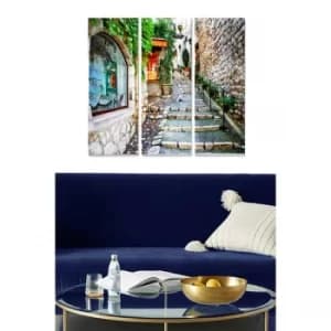 MDF300240251 Multicolor Decorative MDF Painting (3 Pieces)