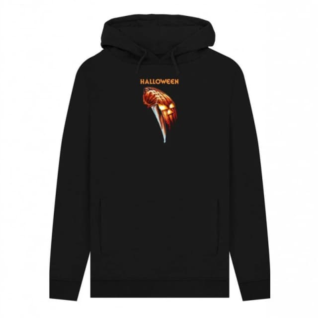 Halloween Mens Movie Poster Hoodie in Black Size: Small Black Male S