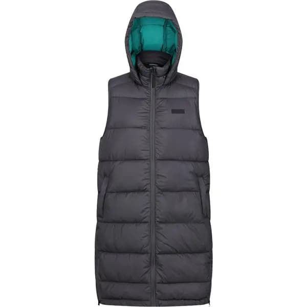 Regatta Womens Ganella Long Padded Hooded Bodywarmer Gilet 10 - Bust 34' (86cm)